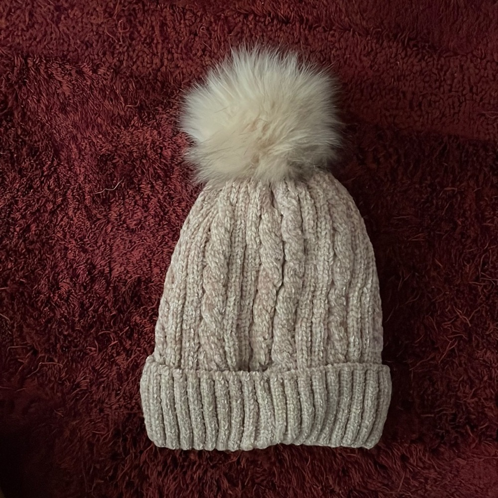 Beige beanie